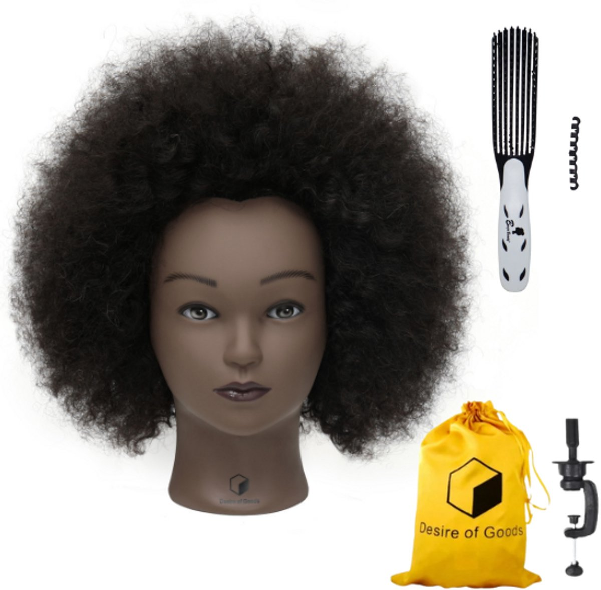 afro kappershoofd