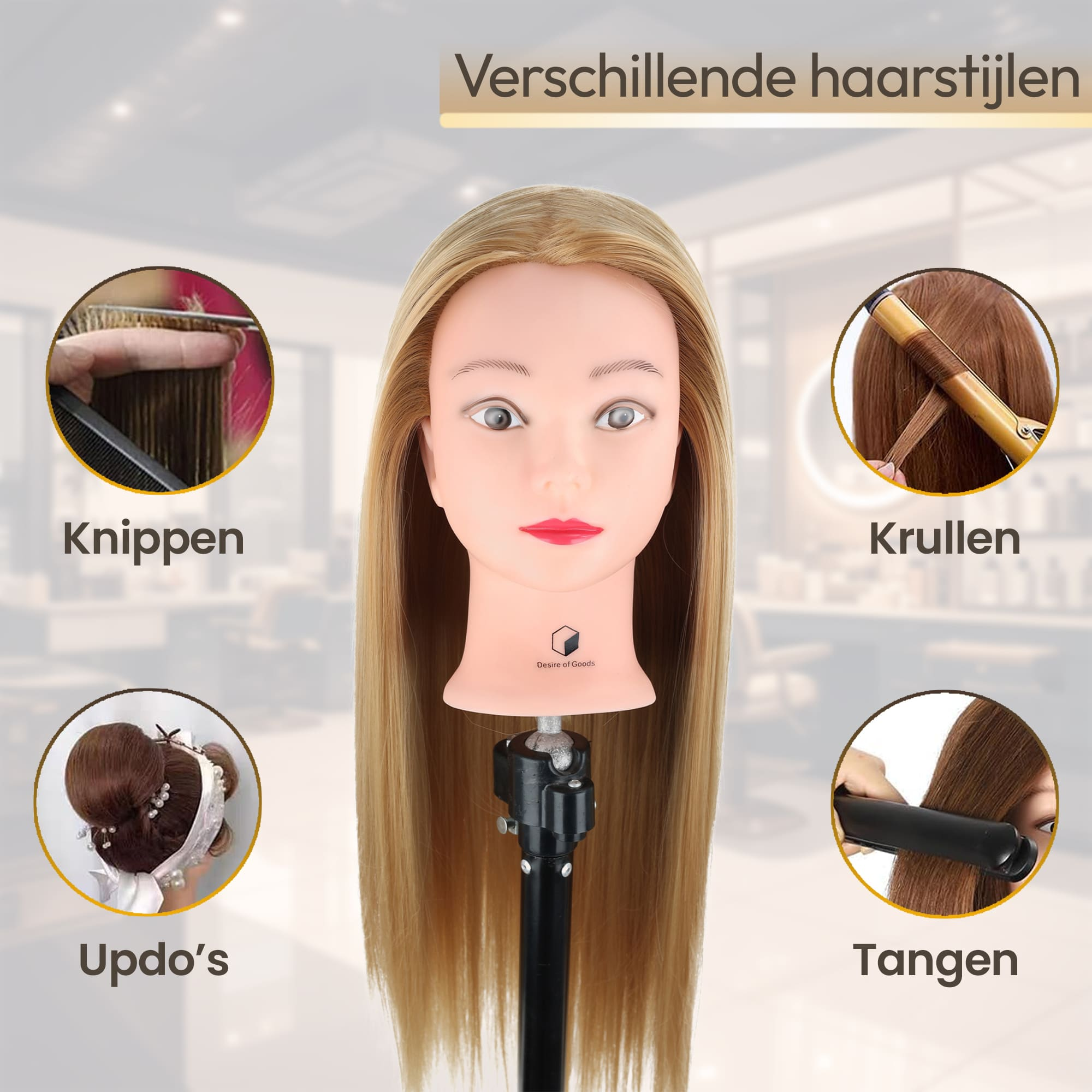 oefenhoofd kappershoofd