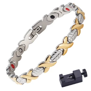 Desire of Goods Magnetische armband met inkorter – magneet armband – waist trainers – dames/heren – Zilver/Goud